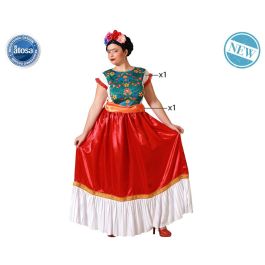 Disfraz Mexicano Tradicional Adulto Vestido Rojo Mujer Talla XL con Cinturón - Incluye Vestido y Cinturón Precio: 18.8899997. SKU: B19WXBBFML