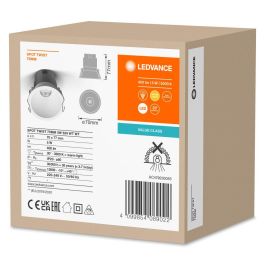 Ledvance LVE-4099854089022 Foco LED Empotrable 5W 400Lm 3000K 30º IP20. Ahorro hasta 90% y Fácil Instalación.