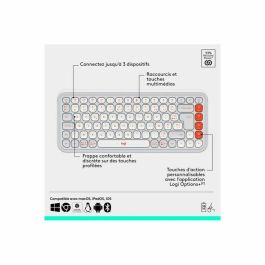 Logitech LOG1729209837979 POP Icon Combo - Teclado y Ratón Inalámbricos