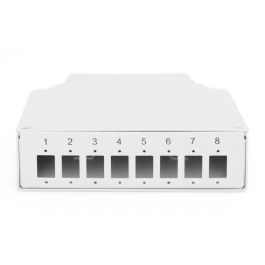 DIGITUS Hutschienen Spleißbox für 8 LC/DX Kupplungen