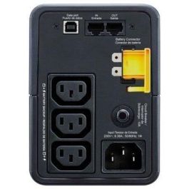 APC BX500MI Sistema de Alimentación Ininterrumpida (UPS) Línea Interactiva 0,5 kVA 300 W Torre Negro 3 Salidas AC