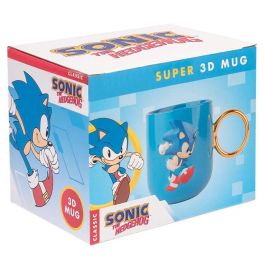 ERIK Taza 3D Sonic The Hedgehog de Cerámica 350ml - Esmaltado Brillante