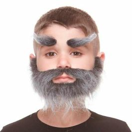 Bigote, barba y cejas infantil canoso talla única Precio: 14.69000016. SKU: S2420736