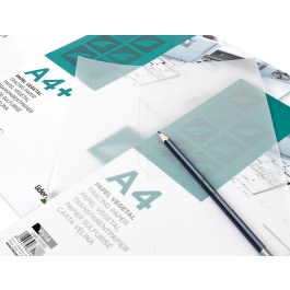 Liderpapel Papel Vegetal A4 70gr 210x297mm Sobre 12 Hojas