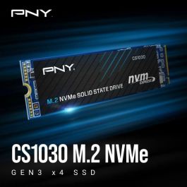 PNY M280CS1030-250-RB Unidad SSD Interna M.2 NVMe PCIe Gen3 CS1030 250 GB, 2500 MB/s Lectura, 1900 MB/s Escritura