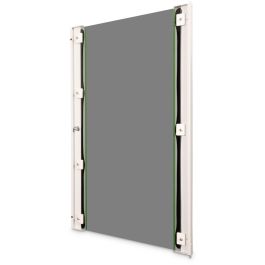Digitus DN-19 20U-6/6 Puerta frontal de cristal y metal para armario rack de 19" 20U, Gris