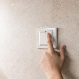 Shelly Plug & Play "BLU Wall" Switch 4 Adapter Gira & Merten Blanco