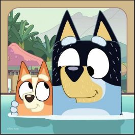 Ravensburger RAV4005556056859 Puzzle Bluey Las aventuras de Bluey 3x49 Piezas