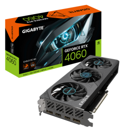 Gigabyte GeForce RTX 4060 EAGLE OC 8G GDDR6 8GB 2505MHz 3 Ventiladores GV-N4060EAGLE OC-8GD Precio: 324.49999978. SKU: B1CJFN9G2J
