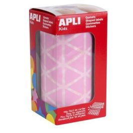 Apli Gomets Triangulares 20 mm Rollo Rosa -Rollo 2832 Unidades- Precio: 3.50000002. SKU: B1HMJ2K53P