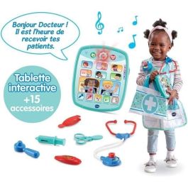 VTECH Juguete de médico electrónico 1,2,3 Imítame para niños - Kit de aprendizaje interactivo para descubrir el cuerpo humano