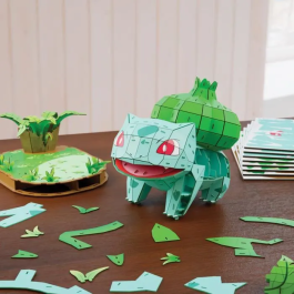 Spin Master Puzzle 4D 3D Pokémon Bulbasaur SPI6075062 195 Piezas 24cm 12 Años