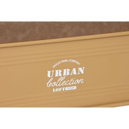 Juego de Baúles Home ESPRIT Poliuretano Metal Urbano 69,5 X 36,5 X 38,5 cm (3 Unidades)