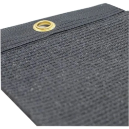 Nature NAT3306134002628 Mampara de privacidad, 1 x 3 m, Blackout 5/5, HDPE 350 g/m², Antracita