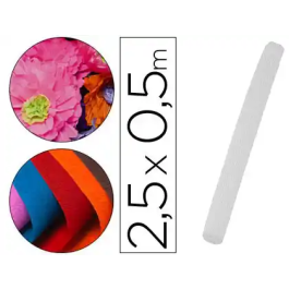 Liderpapel Papel Crespón Blanco 50 cm x 2,5 m 85g/m2 Precio: 2.50000036. SKU: B17XYZVPVN