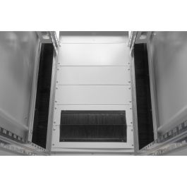 DIGITUS varioFLEX Armario de Red 42U 800x1000mm Gris con puerta de cristal, suelo, de pie, paneles desmontables