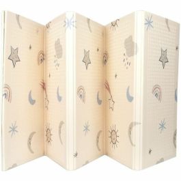 Nuby NUB0048526251261 Alfombra de juego reversible Arcoíris 200 x 150 x 1 cm para bebés y niños