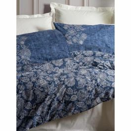 Juego de Cama Completo de Algodón 100% Azul - Incluye Funda Nórdica 220x240 cm y 2 Fundas de Almohada 60x60 cm - ASI8684282419594