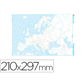 Teide Mapa Mudo Político B/N Din A4 Europa 210 x 297 mm Precio: 14.69. SKU: B1GQZD88MD