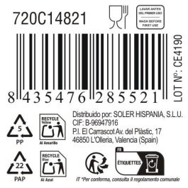 La Mediterranea Bol Aperitivo "Pica-Pica" 10 x 10 x 5.7 cm (24 Unidades)