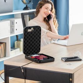Caja Fuerte Portátil con Cable de Seguridad Prisaven InnovaGoods Caja Fuerte Portátil con Cable de Seguridad Prisaven InnovaGoods