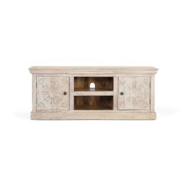 Giner y Colomer Mueble TV con 2 Puertas y 2 Huecos, Madera de Mango Color Arena Precio: 1040.5879. SKU: B1DAQNJ2YE