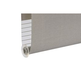 DKD Home Decor Estor Básico Gris Poliéster y PVC Día-Noche 190 x 160 cm