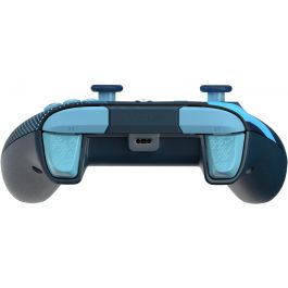 PDP REMATCH GLOW Mando Alámbrico para Xbox Series X|S, Xbox One y PC - Blue Tide Glow
