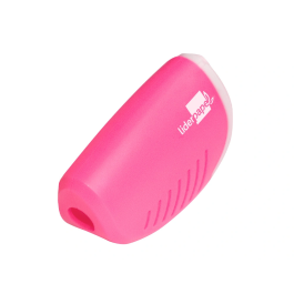 Liderpapel Sacapuntas Plástico de 1 Uso con Depósito, Colores Surtidos