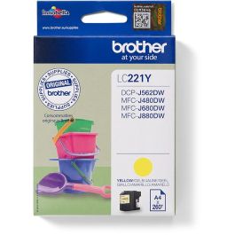 Brother LC221Y amarillo Cartucho de Tinta Original Precio: 30.79000001. SKU: B1DKAFP72L