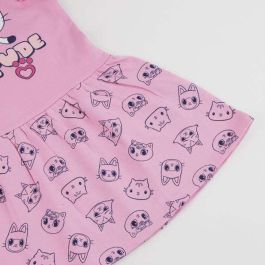 Cerdá Vestido French Terry Gabby's Dollhouse para Niña de 3 Años - Color Rosa