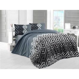 Juego de Cama MEN8681181538838 - Funda Nórdica 220x240 cm + 2 Fundas Almohada 60x60 cm - Algodón/Poliéster Gris Precio: 47.49999958. SKU: B1E86D5RDR
