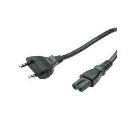 Value Cable de Alimentación Euro 2 Pines, Negro, 3m - Compatible con Portátiles, Monitores y Pequeños Electrodomésticos Value Cable de Alimentación Euro 2 Pines, Negro, 3m - Compatible con Portátiles, Monitores y Pequeños Electrodomésticos