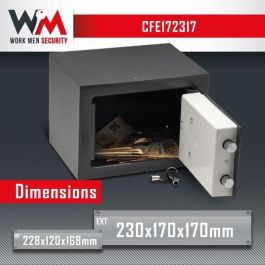 ELEM TECHNIC Caja fuerte electrónica de seguridad 2.9 L 17x23x17 cm ELEM TECHNIC Caja fuerte electrónica de seguridad 2.9 L 17x23x17 cm