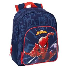 Safta Mochila Junior Adaptable a Carro Spiderman 380x320x120 mm Precio: 27.50000033. SKU: B17BGFJS68