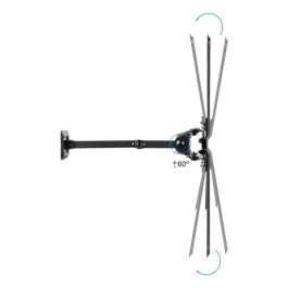 TOOQ SOPORTE PARED PANTALLAS 13-55" GIRA/INCLI NEGRO