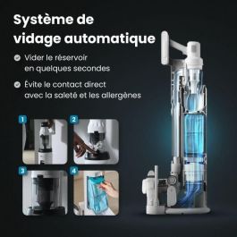 Eziclean EZI3760372558383 Aspiradora sin cable Cyclomax R22, 500W de potencia, 35 kPa succión, 52 minutos autonomía, Blanco Eziclean EZI3760372558383 Aspiradora sin cable Cyclomax R22, 500W de potencia, 35 kPa succión, 52 minutos autonomía, Blanco
