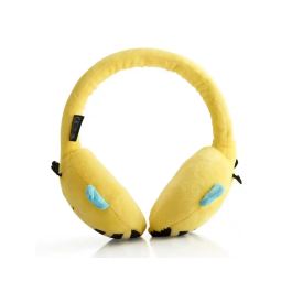 Wondee Auriculares Bluetooth de Peluche Squishmallows Sunny para Niños, Ajustables y Cómodos