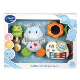 Vtech Baby Caja de Nacimiento Despertar de los Sentidos Azul, Set de Primeros Juguetes para Bebé 0-36 Meses Vtech Baby Caja de Nacimiento Despertar de los Sentidos Azul, Set de Primeros Juguetes para Bebé 0-36 Meses