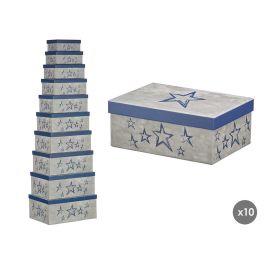 Set 10 Cajas Estrellas Azul Pincello 37X17CM (2 Unidades) Precio: 50.88999971. SKU: B1K7QWXNQN