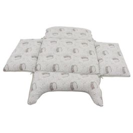 AIME Cesta para gato y perro pequeño, en piel, Cesta estampada Comodidad para dormir Suave, esponjosa, plegable, reversible, tamaño S 48x37x1