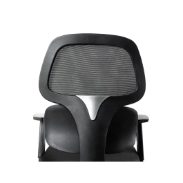 Q-connect Silla de Oficina Ancona Malla Base Metálica Negro - Altura Máx 1110 Anc 660 Prof 590 Ruedas Premium