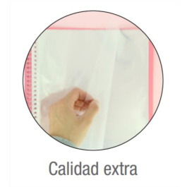 Oxford 400146217 Carpeta de Fundas A4, 30 Fundas, Tapa Plástico, Cierre Goma, Colores Surtidos