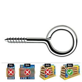 Celo Din hc Hembrilla Roscada Cerrada Ø3,0 x 40 mm Zincado Caja 500 uds Precio: 24.50000014. SKU: S7909021