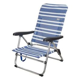 Silla playa aluminio plegable mykonos 5 posiciones 61x50x85 cm con asa. Silla playa aluminio plegable mykonos 5 posiciones 61x50x85 cm con asa.