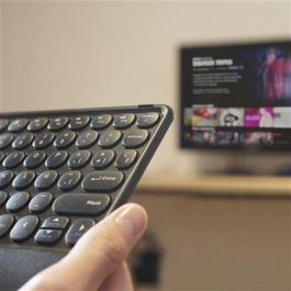 Elbe TE-103-BT Teclado Bluetooth Slim con Touchpad Negro, Compatible con Windows, iOS, Android Elbe TE-103-BT Teclado Bluetooth Slim con Touchpad Negro, Compatible con Windows, iOS, Android