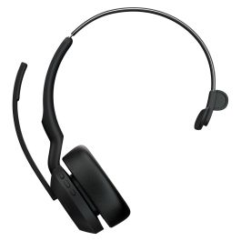 Jabra Evolve2 55 Link380a MS Mono Stand Auriculares Inalámbricos y Alámbricos para Oficina y Centro de Llamadas Optimizados para Microsoft Teams