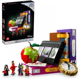 LEGO 43227 Disney 100 Iconos de Villanos - Juego de Construcción para Adultos, 1540 Piezas
