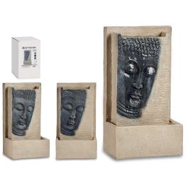 Fuente de Resina Grande Buda Giftdecor 16x48x26.5 cm, Marrón/Negro Precio: 50.49999977. SKU: S3608827