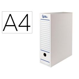 Caja Archivo Definitivo Automatica Liderpapel Din A4 Carton Reciclado 325 gr-M2 Lomo 100 mm Blanco 360x100x255 mm Precio: 1.8149993829. SKU: B18LD7KBJK